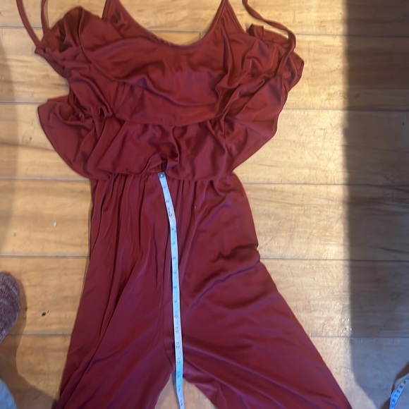 Wine coloured jumpsuit. Great condition. - Picture 2 of 6